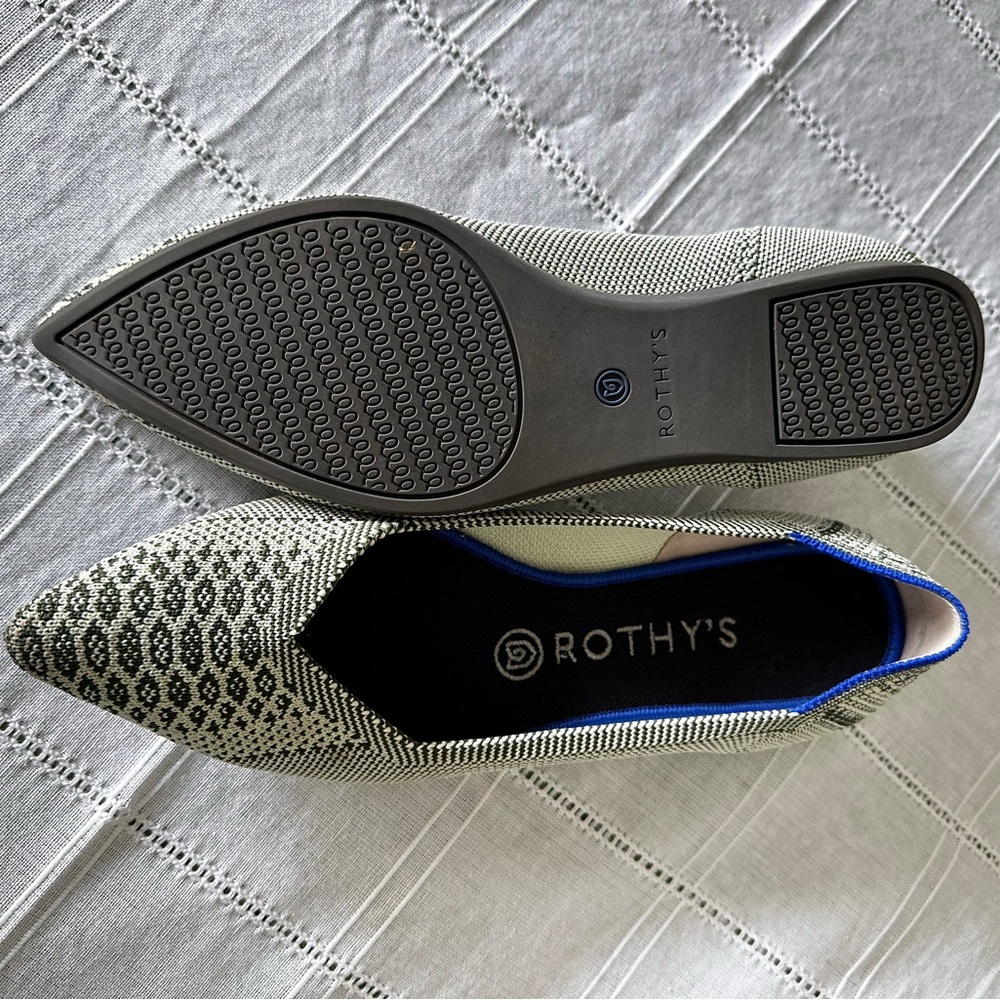 The point Pistachio Python Rothy’s woman’s 8 - Picture 2 of 4